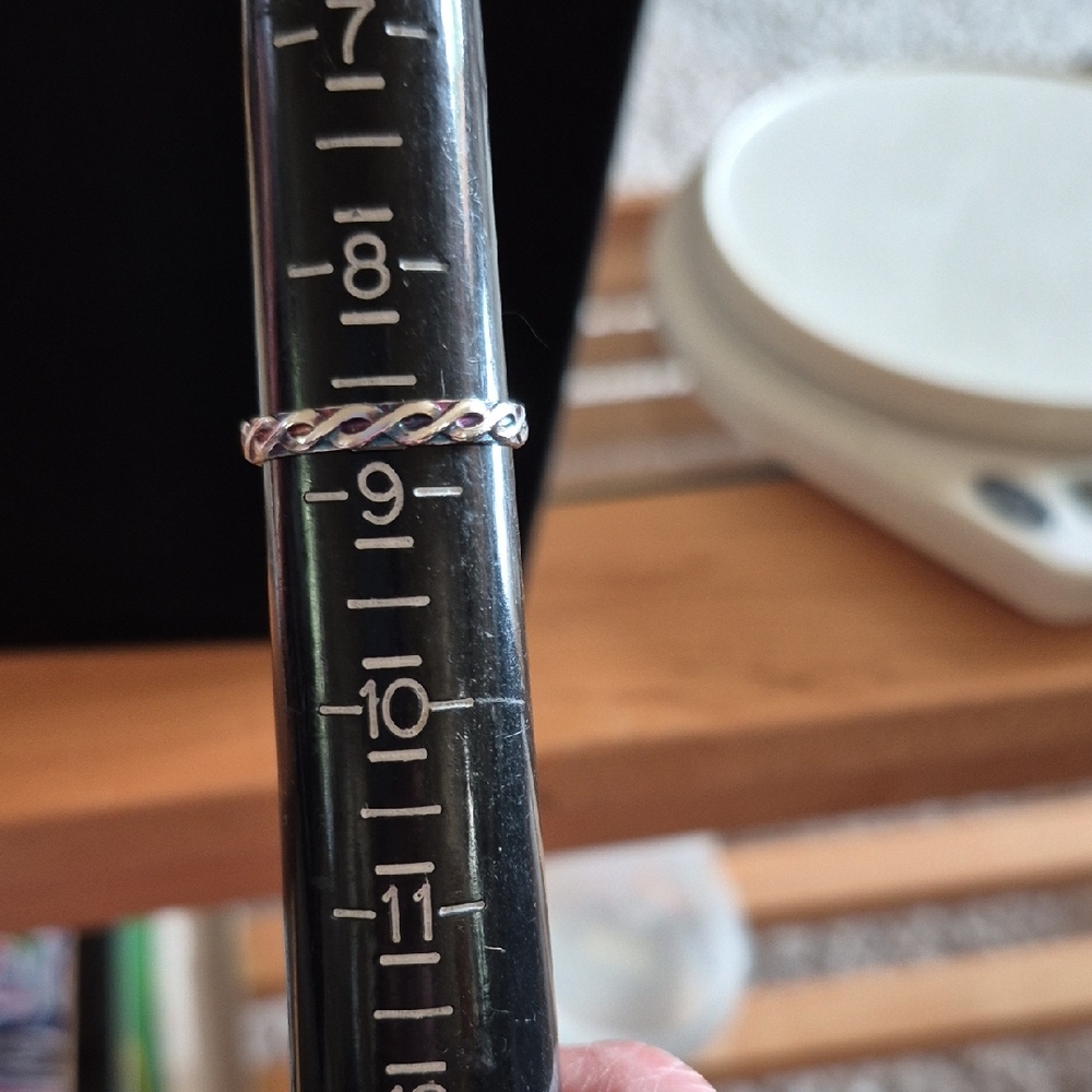 Sterling Silver Patterned Band 8.75 Sapphireskies Designs